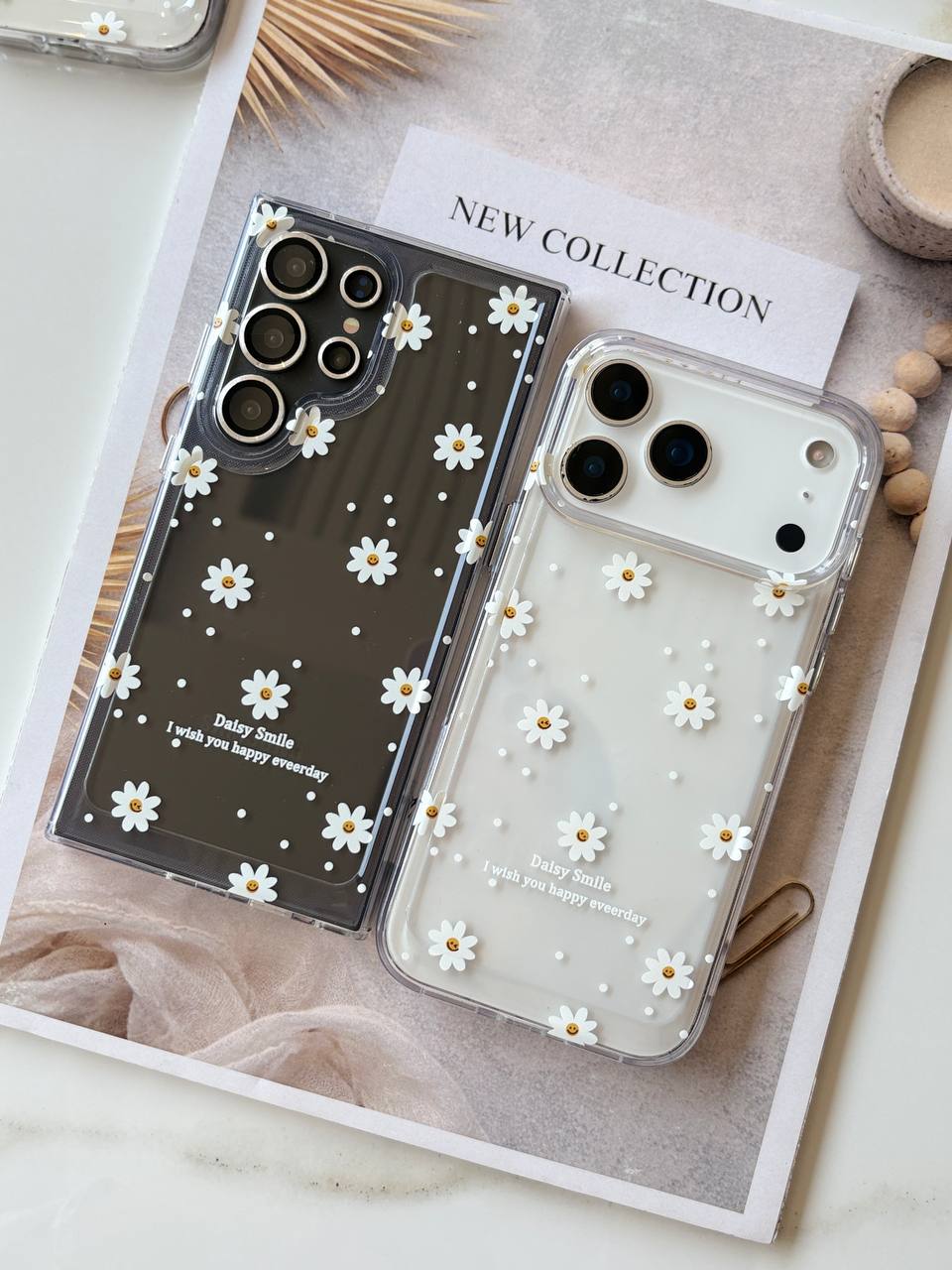 قاب شیشه ای گل بابونه